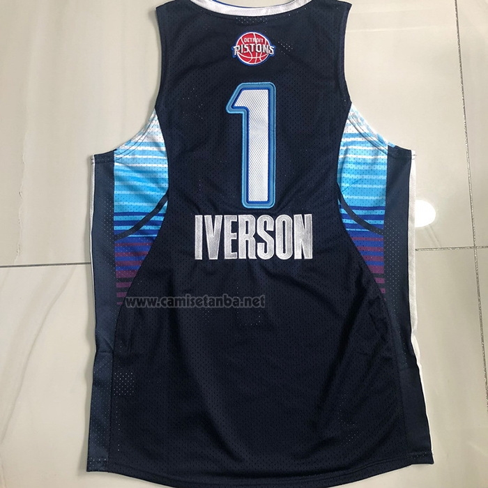 Camiseta All Star 2009 Allen Iverson #1 Azul